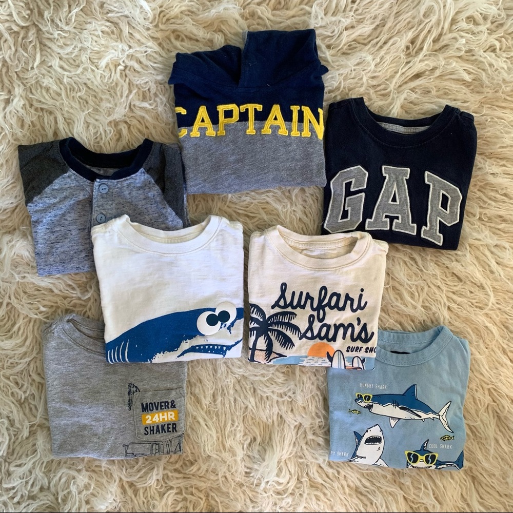 Bundle of 7 Gap Boys Shirts